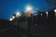 Lampa led ogrodzeniowa na słupek brama 40x60mm
