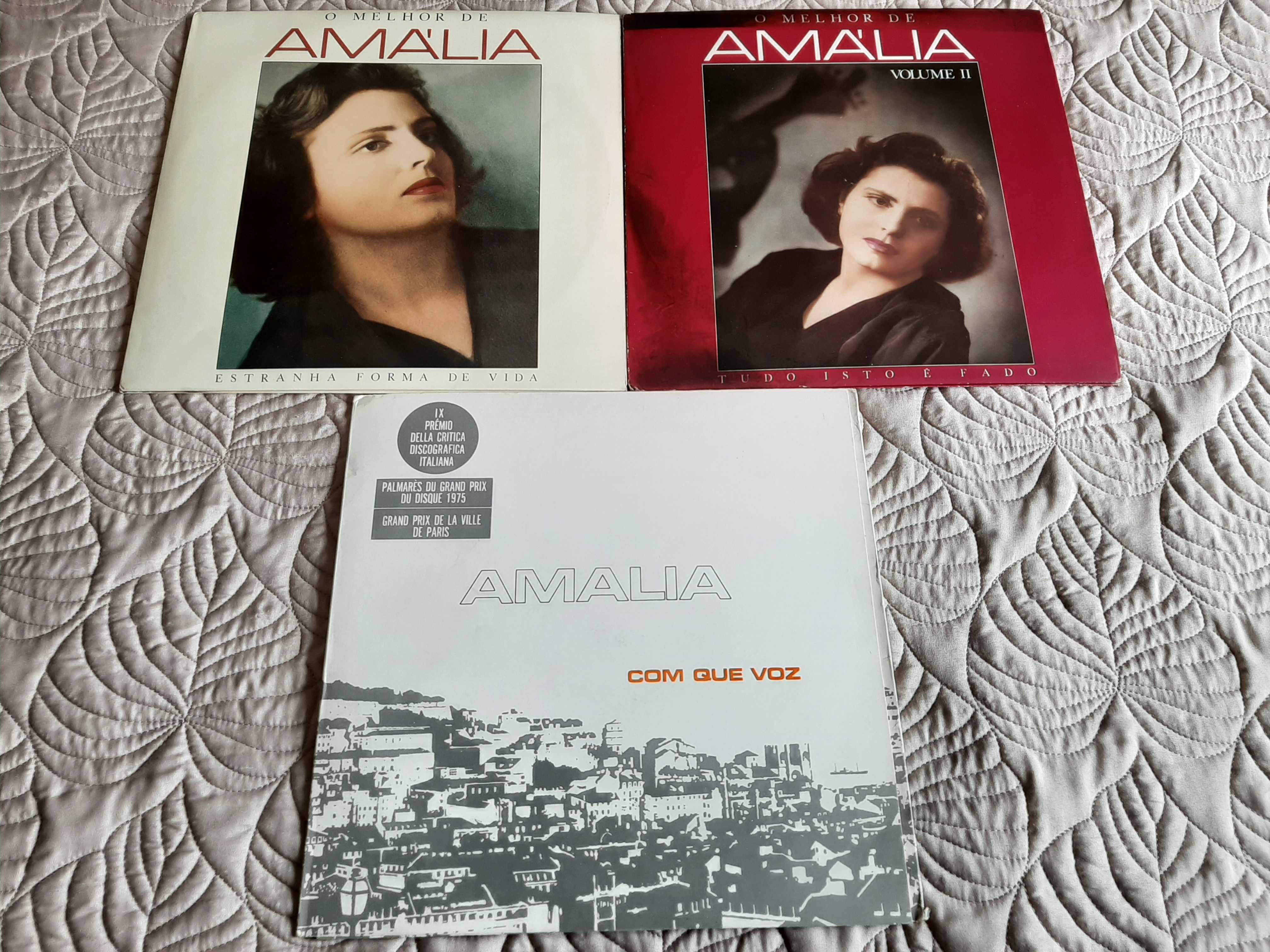 Amália Rodrigues - O melhor de Amália e Com que Voz - Vinil LP