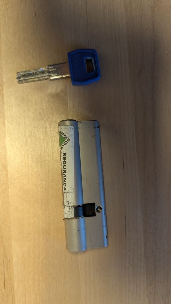 Canhão para porta blindada 10cm - 1 chave