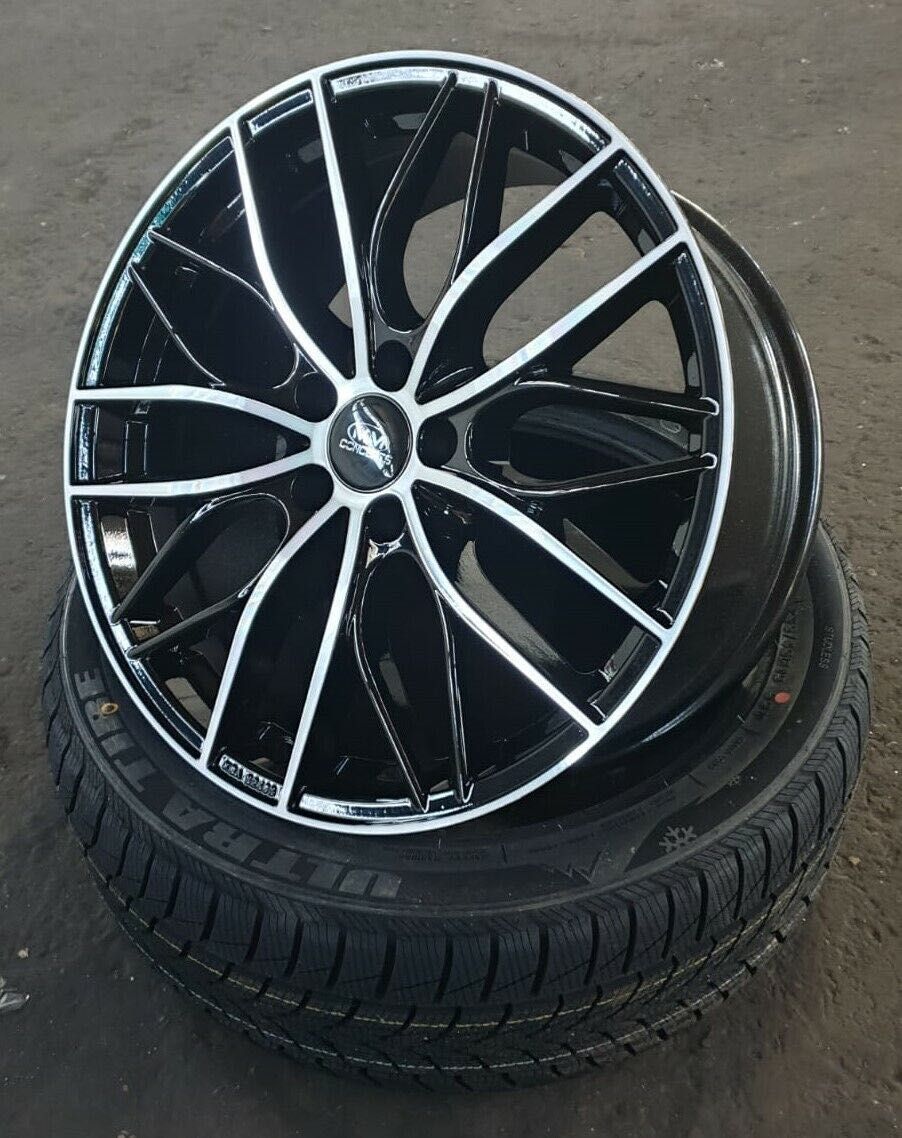 Alufelgi Felgi BMW VW Audi Mercedes 8x18 ET30 5x112 Czarne z Chromem