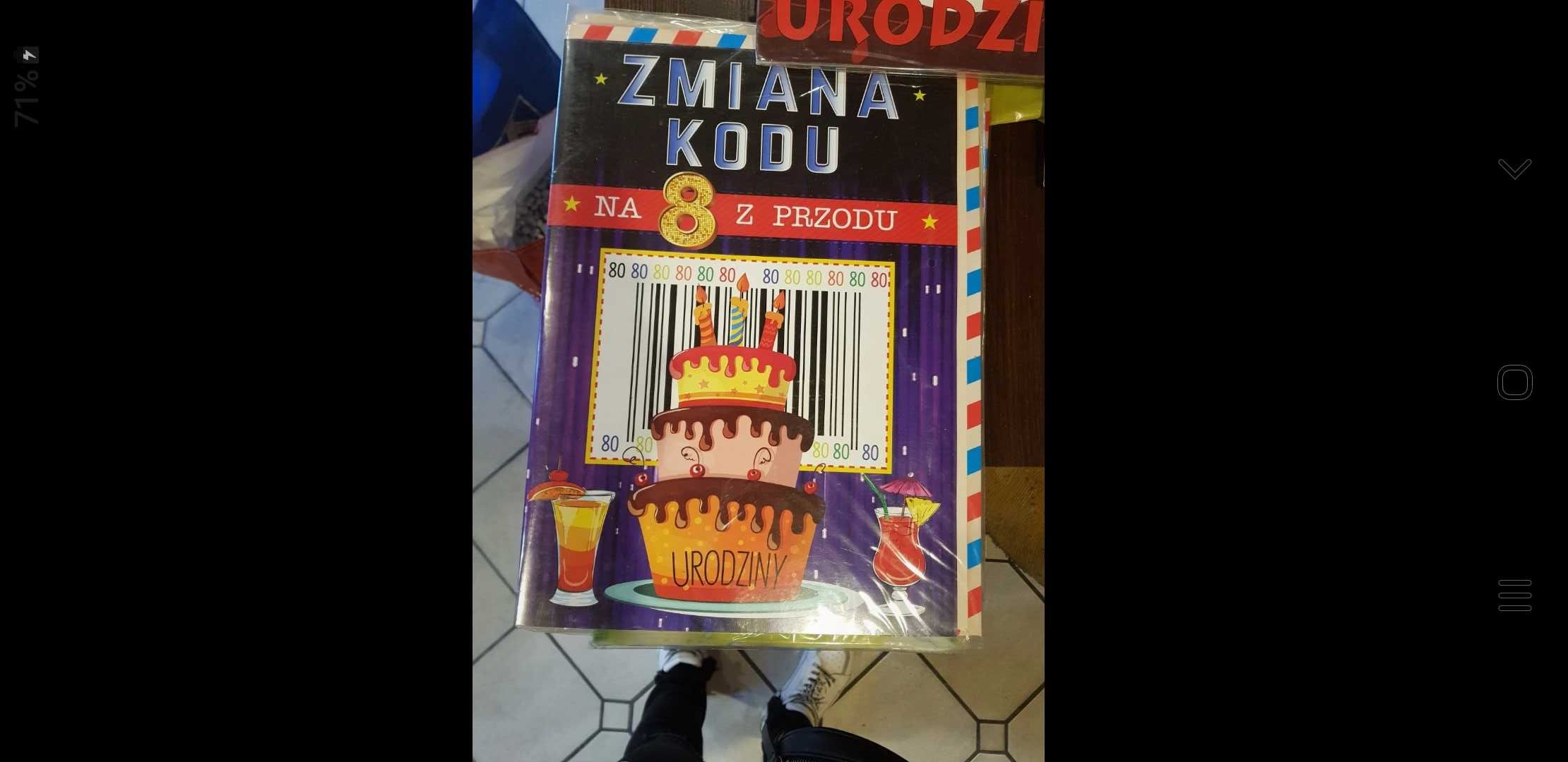 Mega duża kartka urodzinowa na 18-stkę