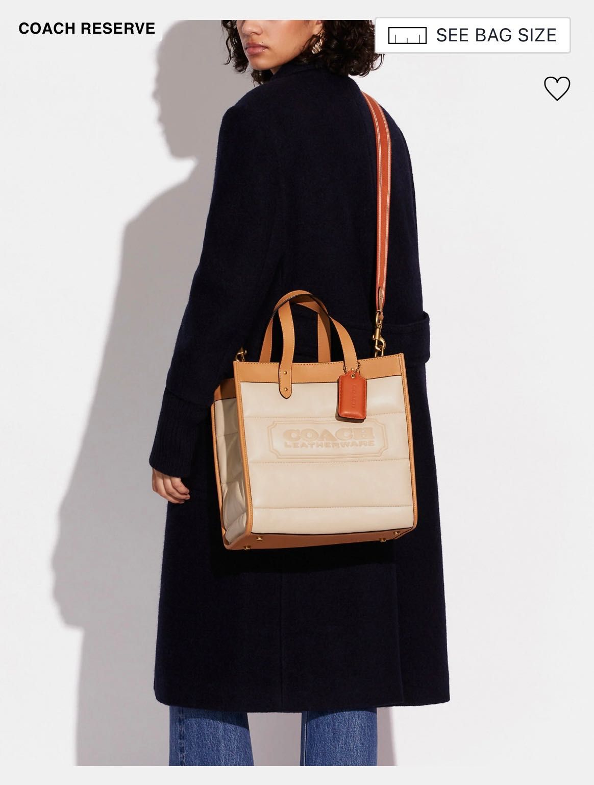 Сумка Coach field tote оригінал