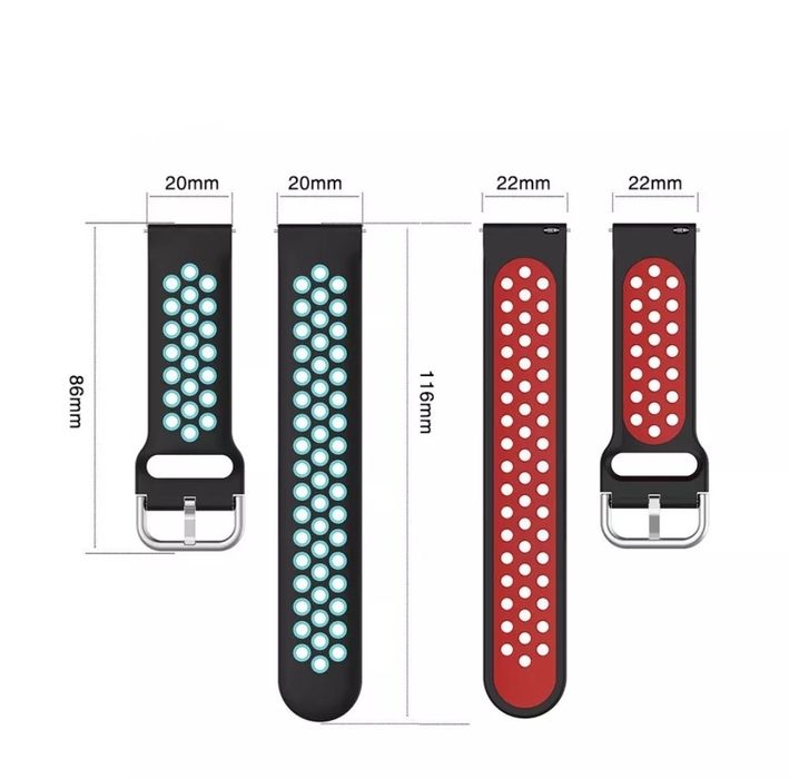 Śliny Pasek do zegarka o szerokości 20mm