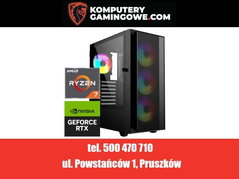 Nowy Komputer Gamingowy Ryzen 7 5700X 1TB 16GB RTX 3050 6GB FV 23%