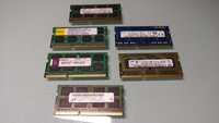 Pakiet 5 sztuk pamięci do laptopa - 2 GB DDR3 i DDR3L