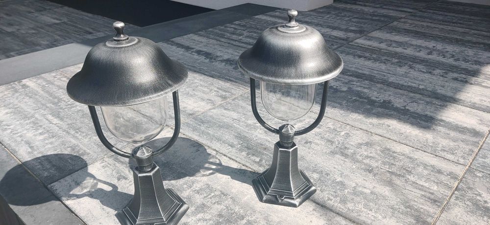 2 lampy ogrodowe stojące 55cm