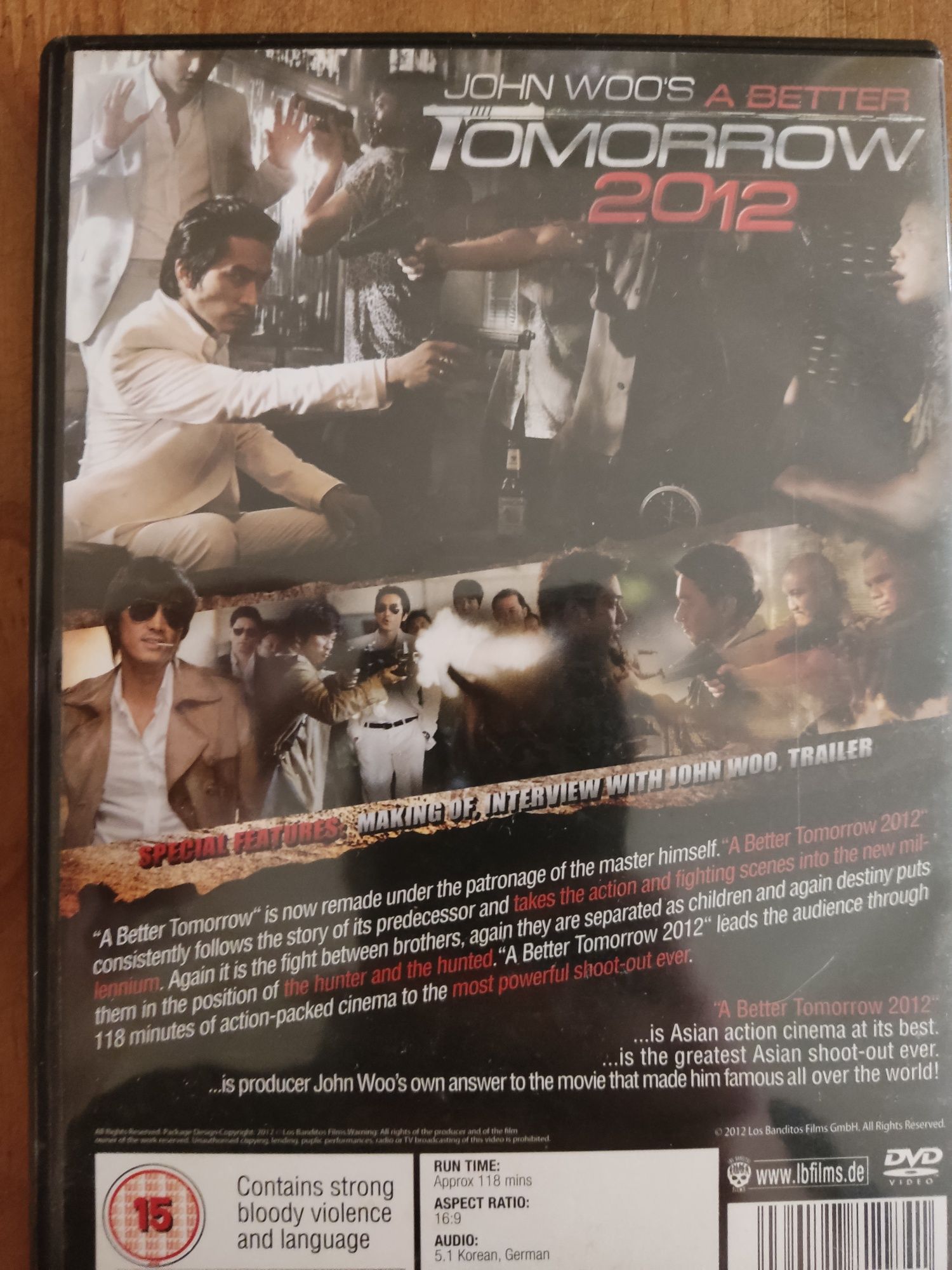 A better tomorrow 2012 dvd