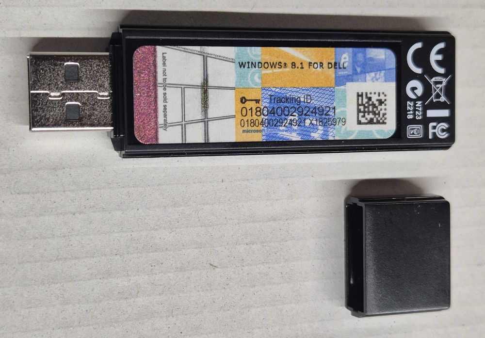USB Dell 8 Gb com Windows 8.1 64 bit português64552538628739122