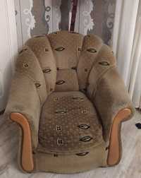 Fotel, kolor jasnobrązowy