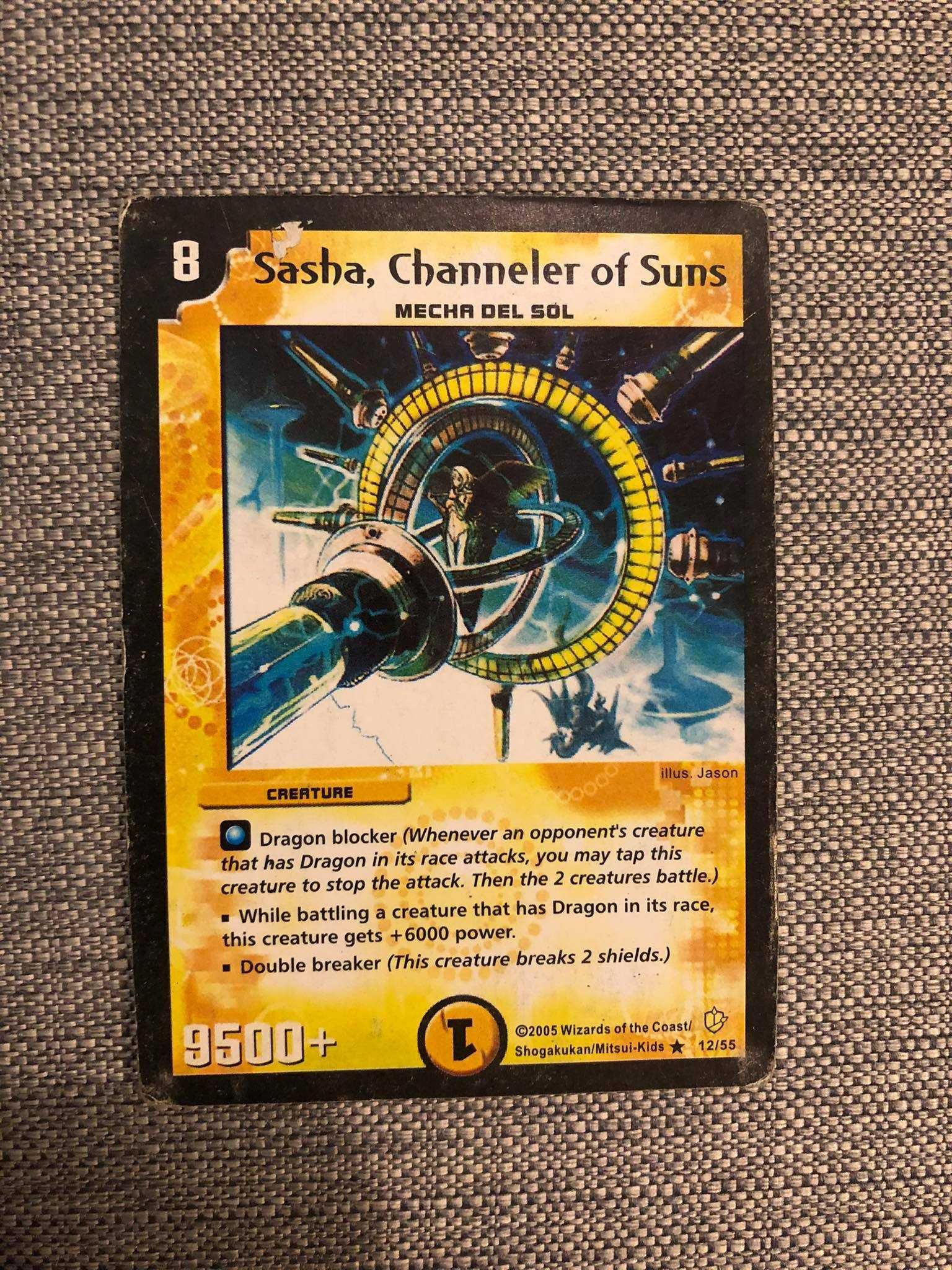 Karta Duel Masters Sasha, Channeler of Suns