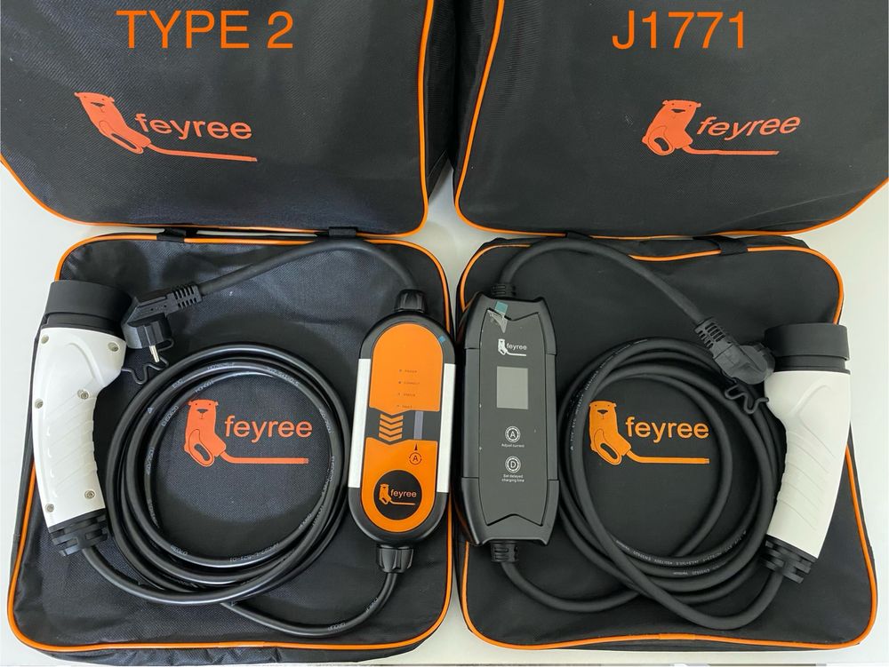 Зарядний пристрій FEYREE 16A 32A зарядка для електромобіля TYPE1 TYPE2