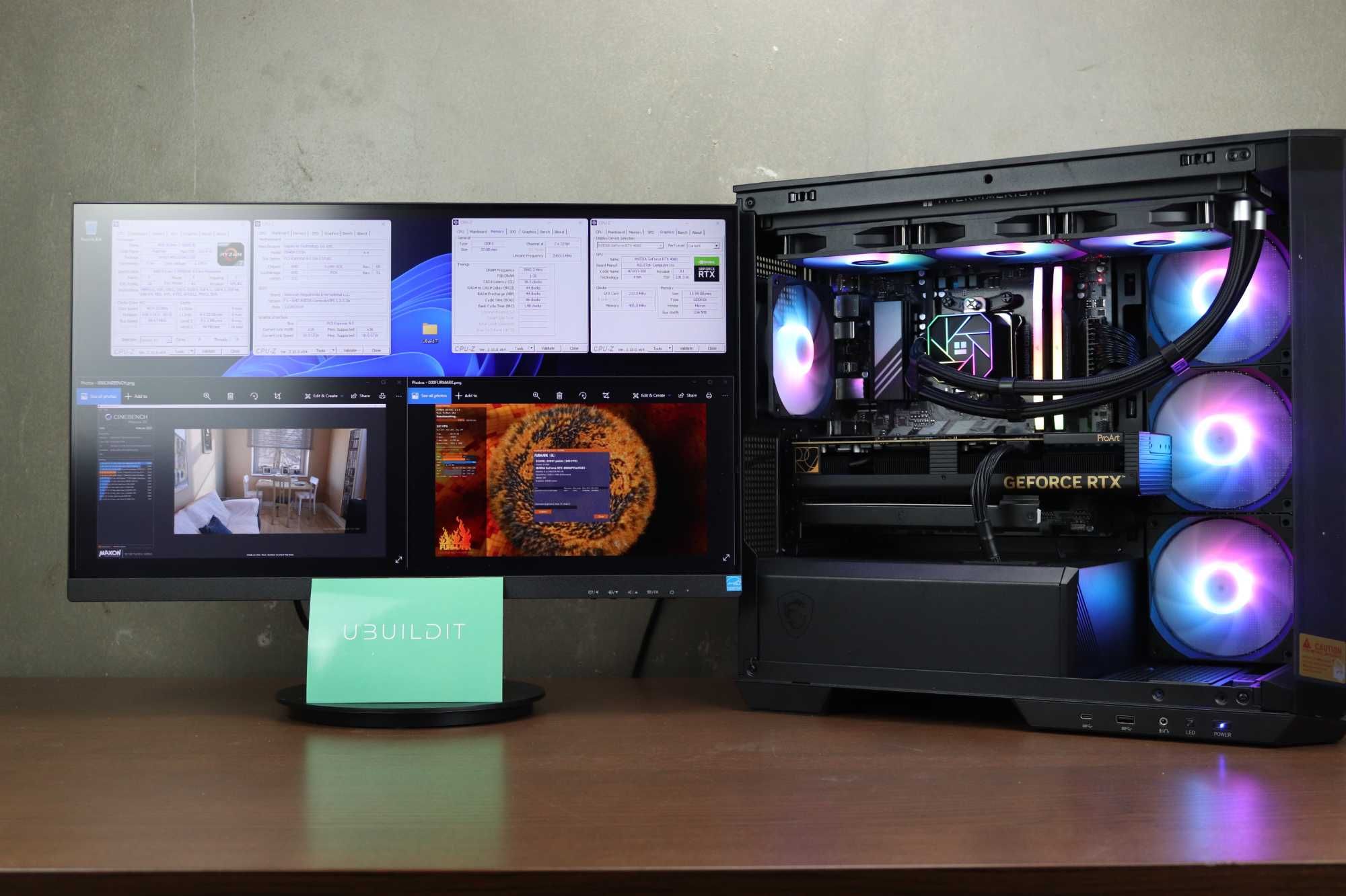 PC Gaming 4K NOVO | RTX 4080 / 7800X3D / 32GB DDR5 / WATER COOLER RGB