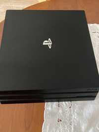 Ps4 pro de 1TB, dois comandos, possibilidade de acrescentar jogos