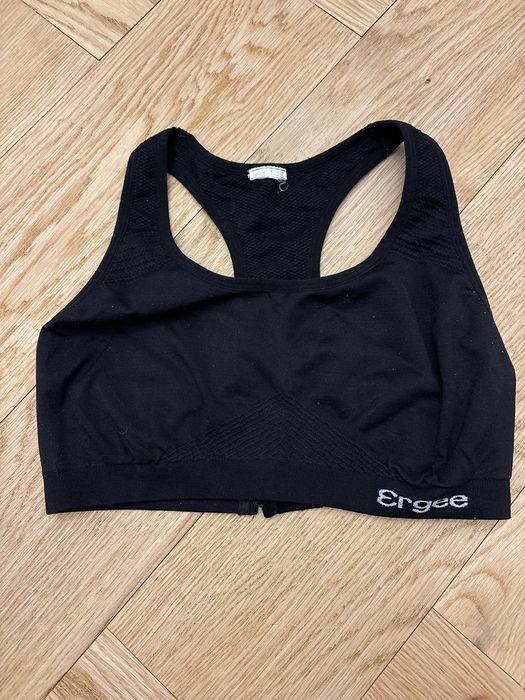 Sportowy stanik biustonosz czarny S