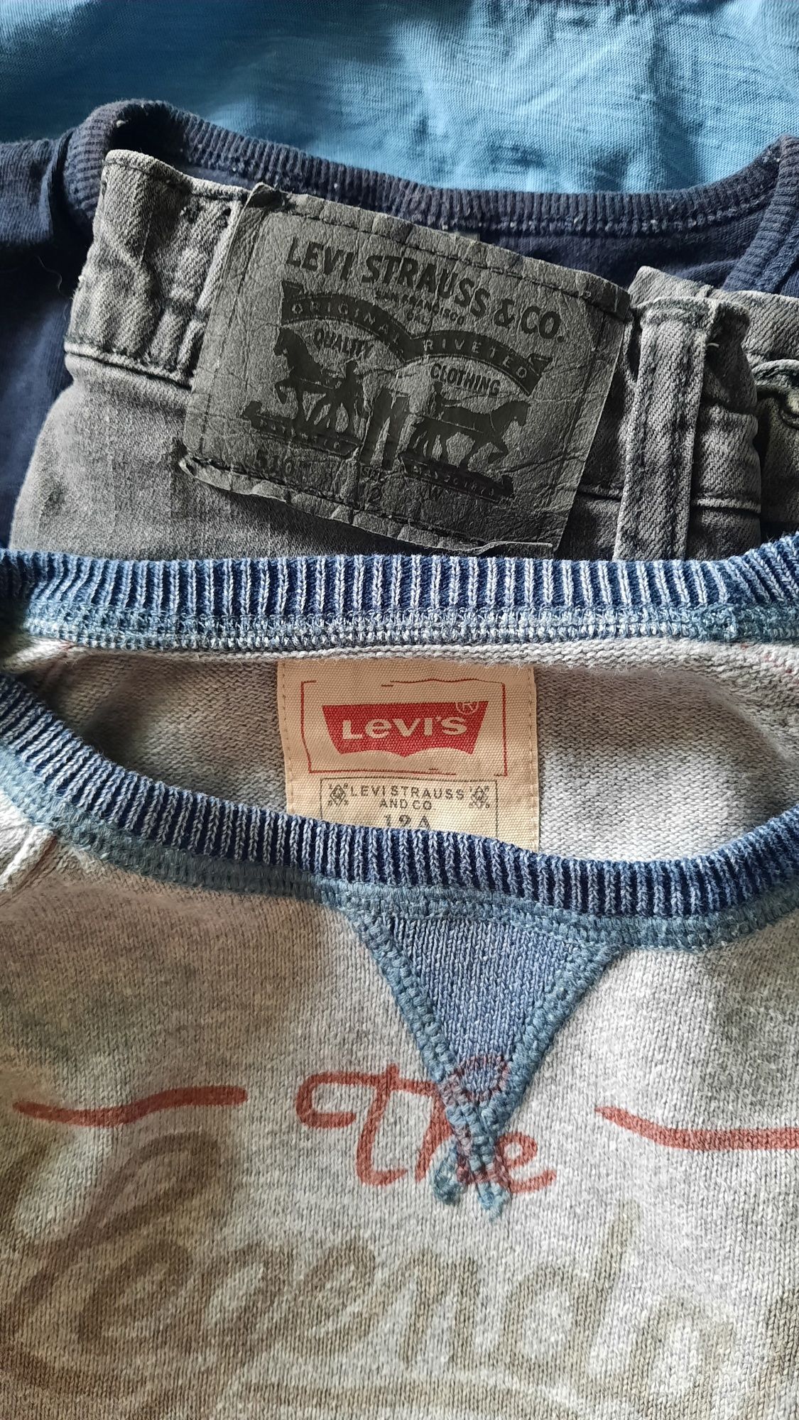 Pakka ubrań markowych r.140,Levis, Hilfiger, Lauren, Nike