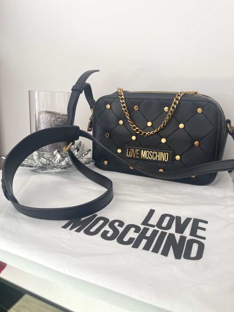 Nowa torebka Love Moschino złote dżety.