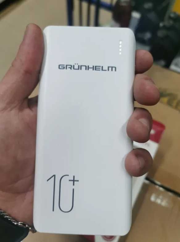 Мощный  Power Bank (Повербанк) Grunhelm GP-25AW 10000 mAh Оригинал