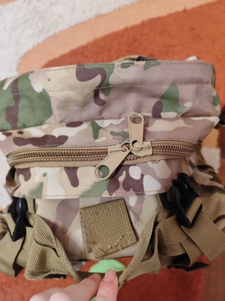 Рюкзак военный тактический камуфляж портфель баул мультикам большой
