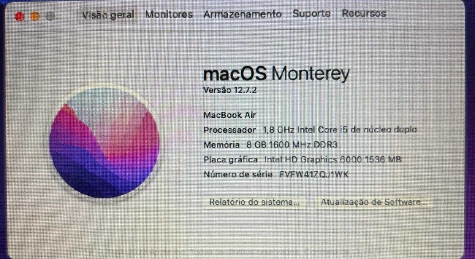 Macbook Air 13" (2017) i5