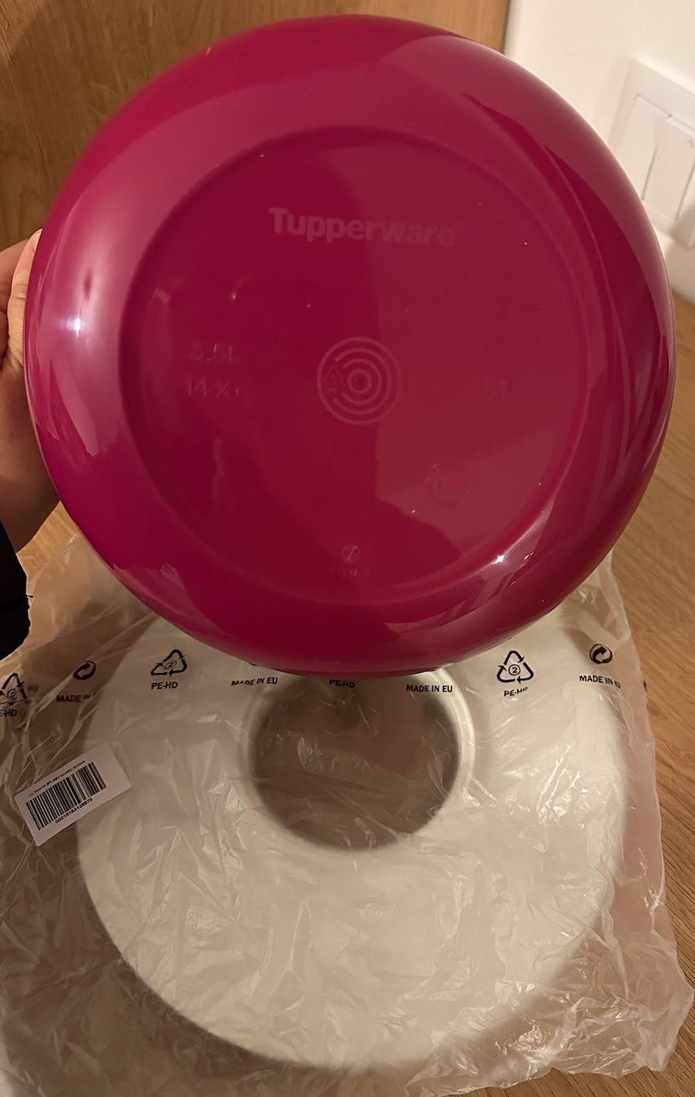 Caixa / Batedeira 3.5L + Tampa Multi-Funções Tupperware