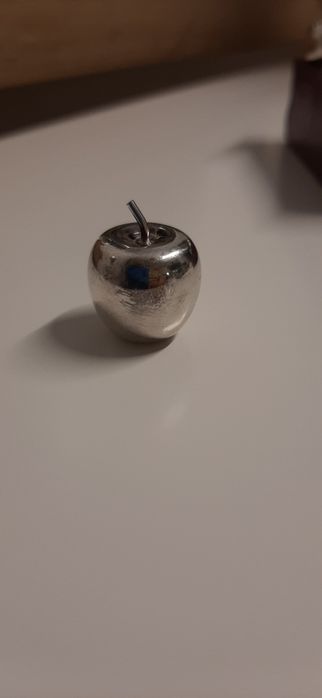 Jabłka vintage kolekcja posrebrzane