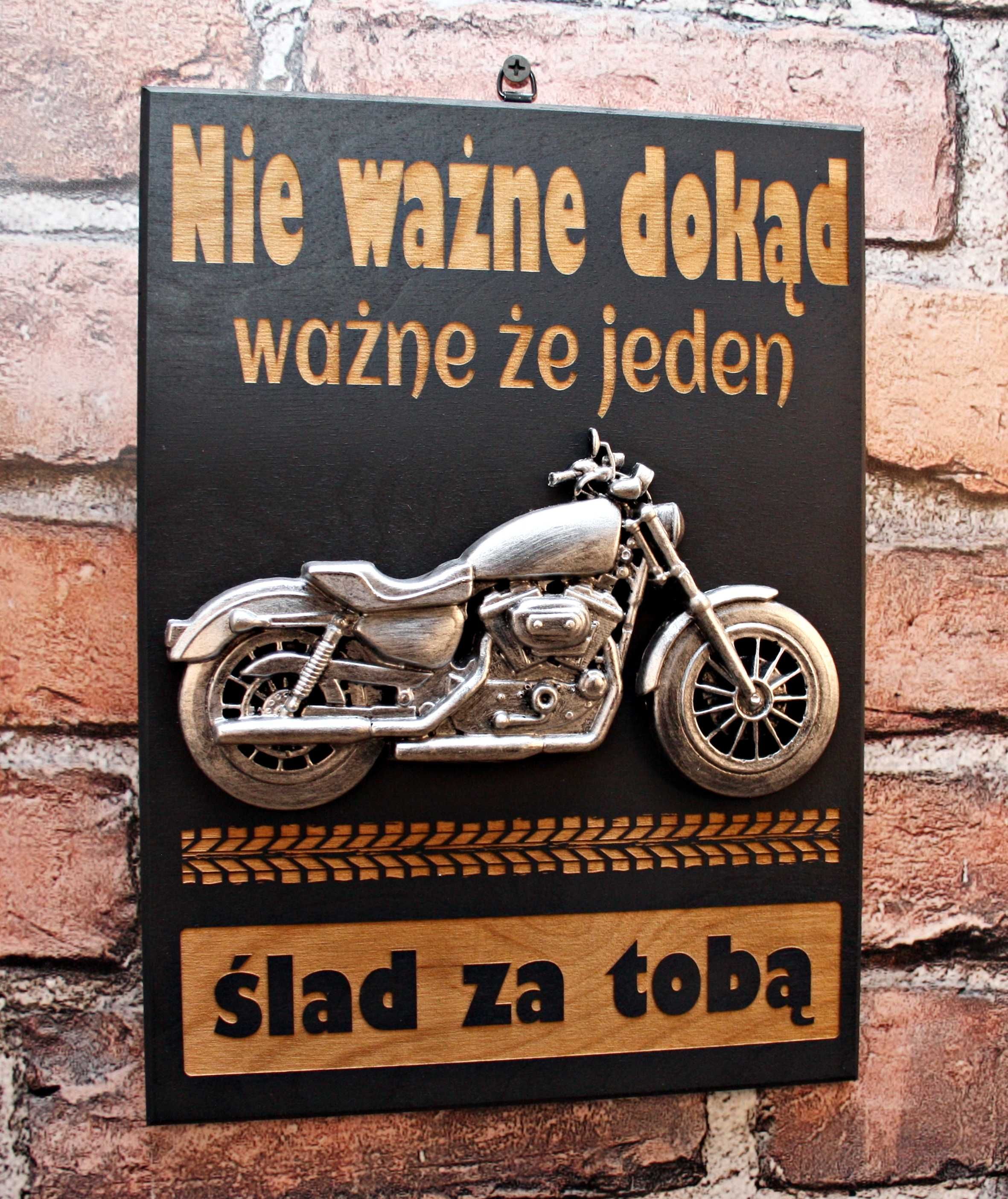 Tabliczka Plakat 3D dla Motocyklisty "Nie ważne.."