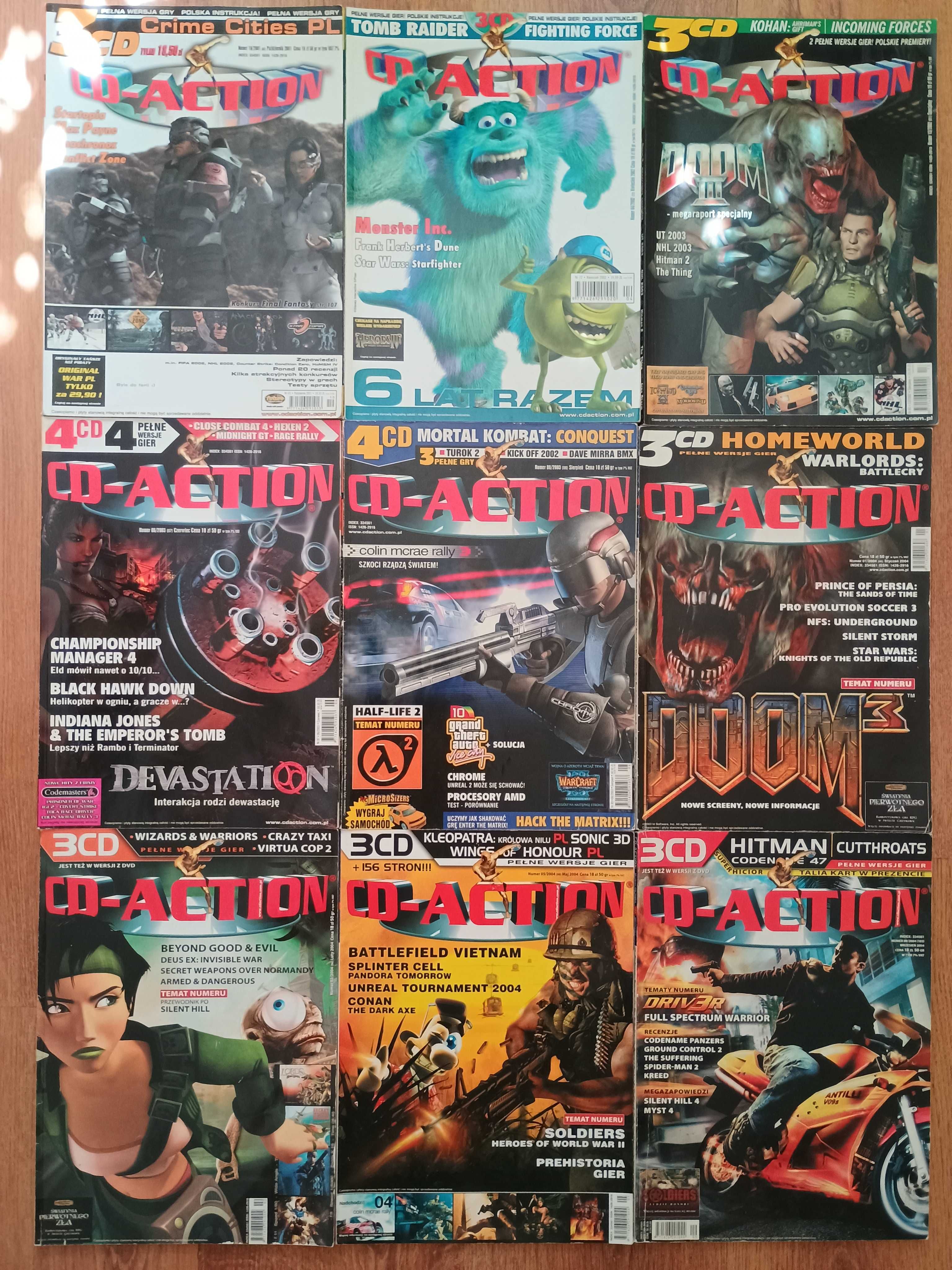 Czasopisma CD-Action 128 sztuk z lat 02-22