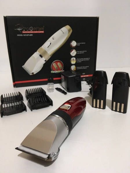 Машинка для стрижки волос Geemy GM 6001 + запасной аккумулятор