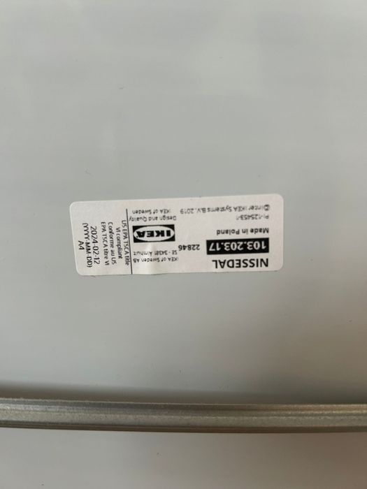 Espelho IKEA NISSEDAL Branco 65x150 cm – Excelente Estado!