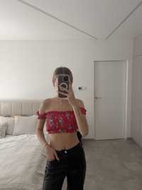 crop top krótka bluzka sinsay xs 34