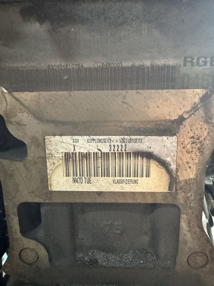 Kompletny silnik m47 bmw e90 e60 e46 itp