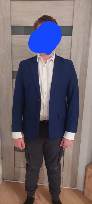 Garnitur granatowy 158