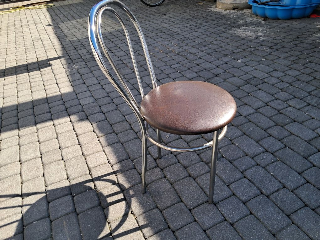 Krzesła Tulipan chrom
