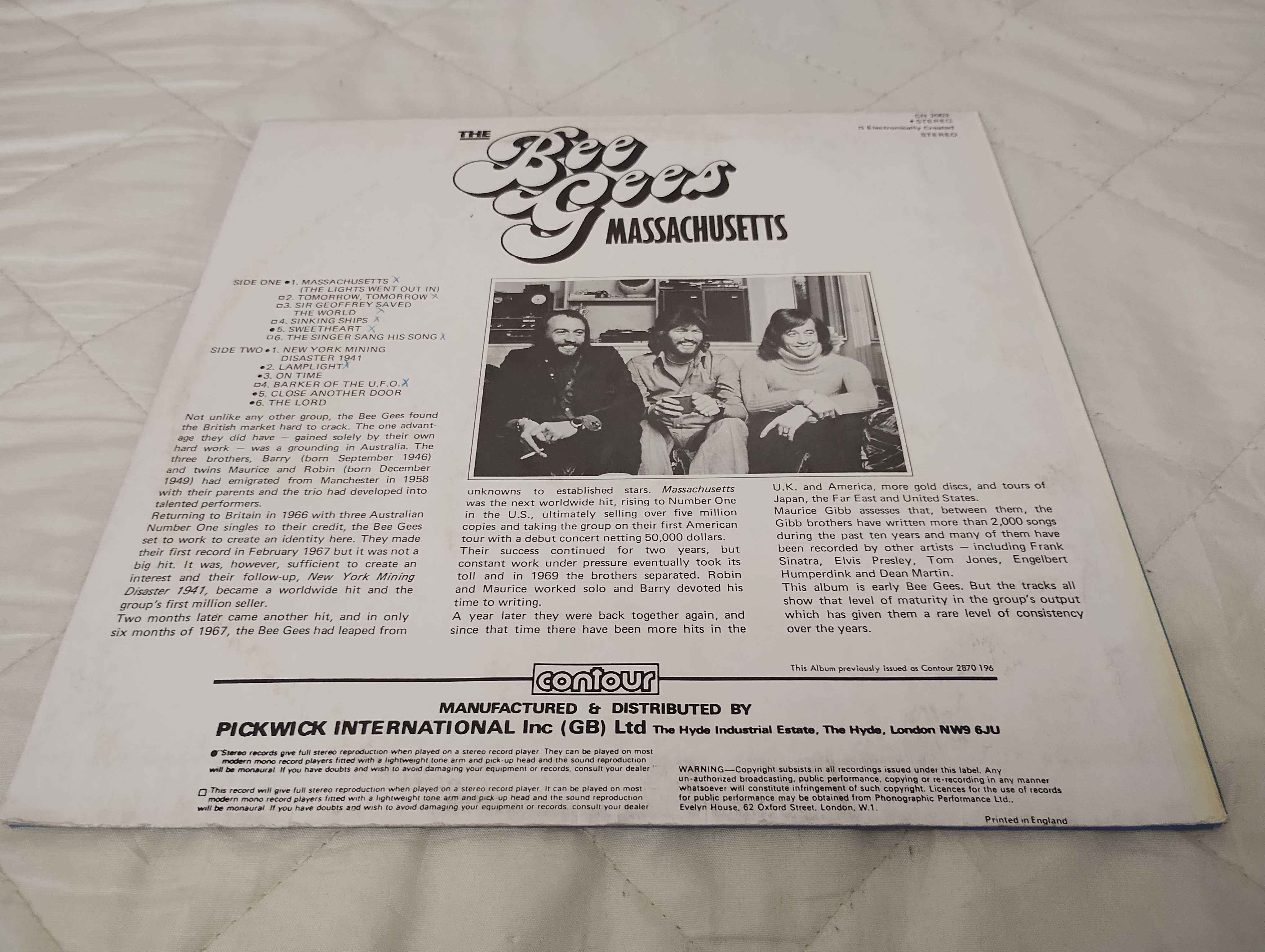 The Bee Gees Massachusrtts LP