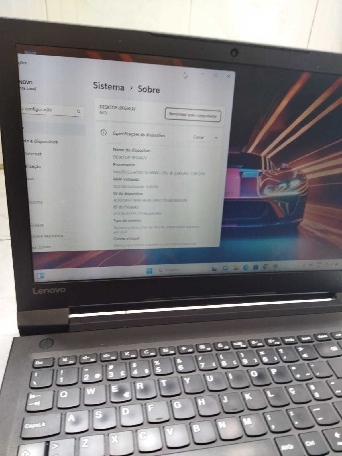 Portátil Lenovo i3 V110-15ISK