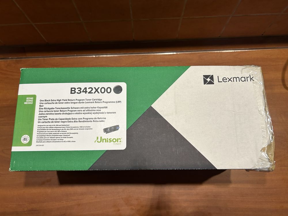 Tusz toner czarny Lexmark B342X00