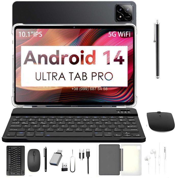 Планшет 8-128GB Ultra tab S11+ Клавiатура, миша, чохол, стiлус