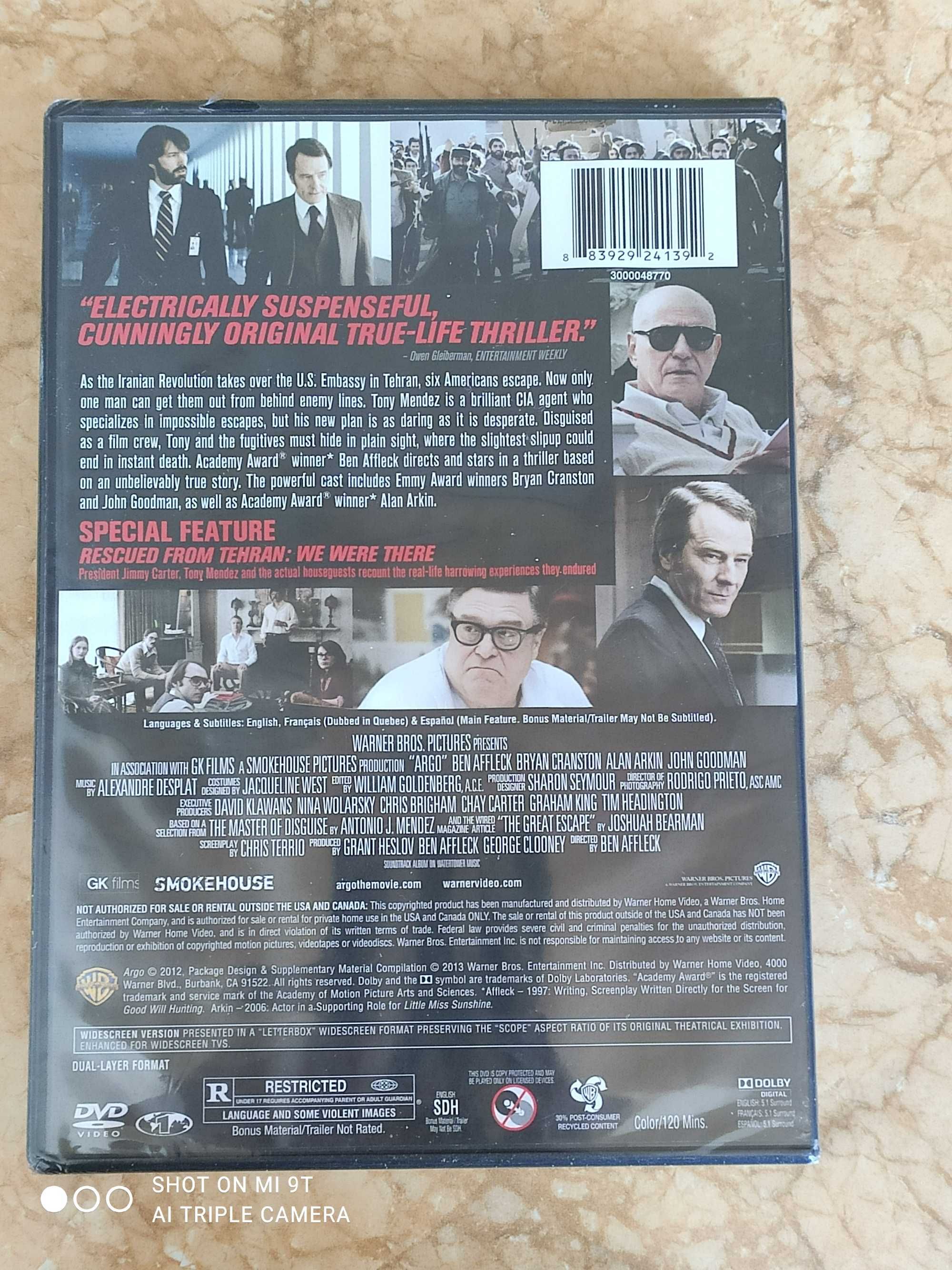 Film Operacja Argo płyta DVD