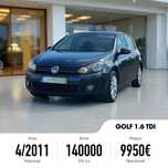 Golf 1.6 TDI nacional 2011