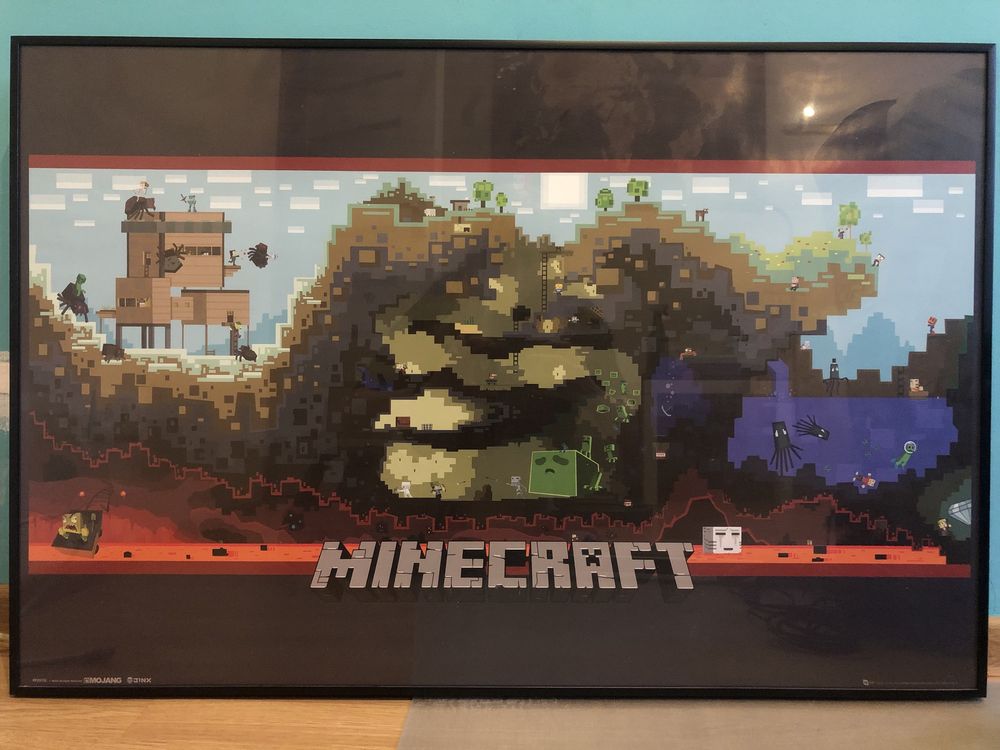 Rama, Ramka, Obraz, Plakat Minecraft