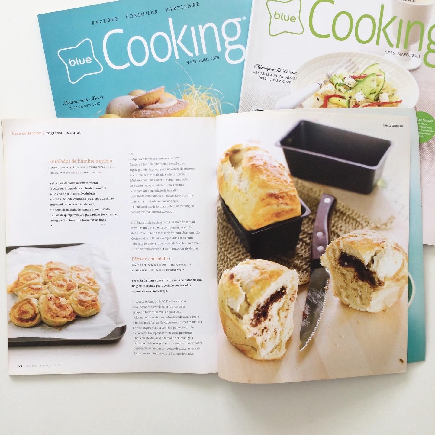 Colecção numerada das revistas de culinária COOKING.
