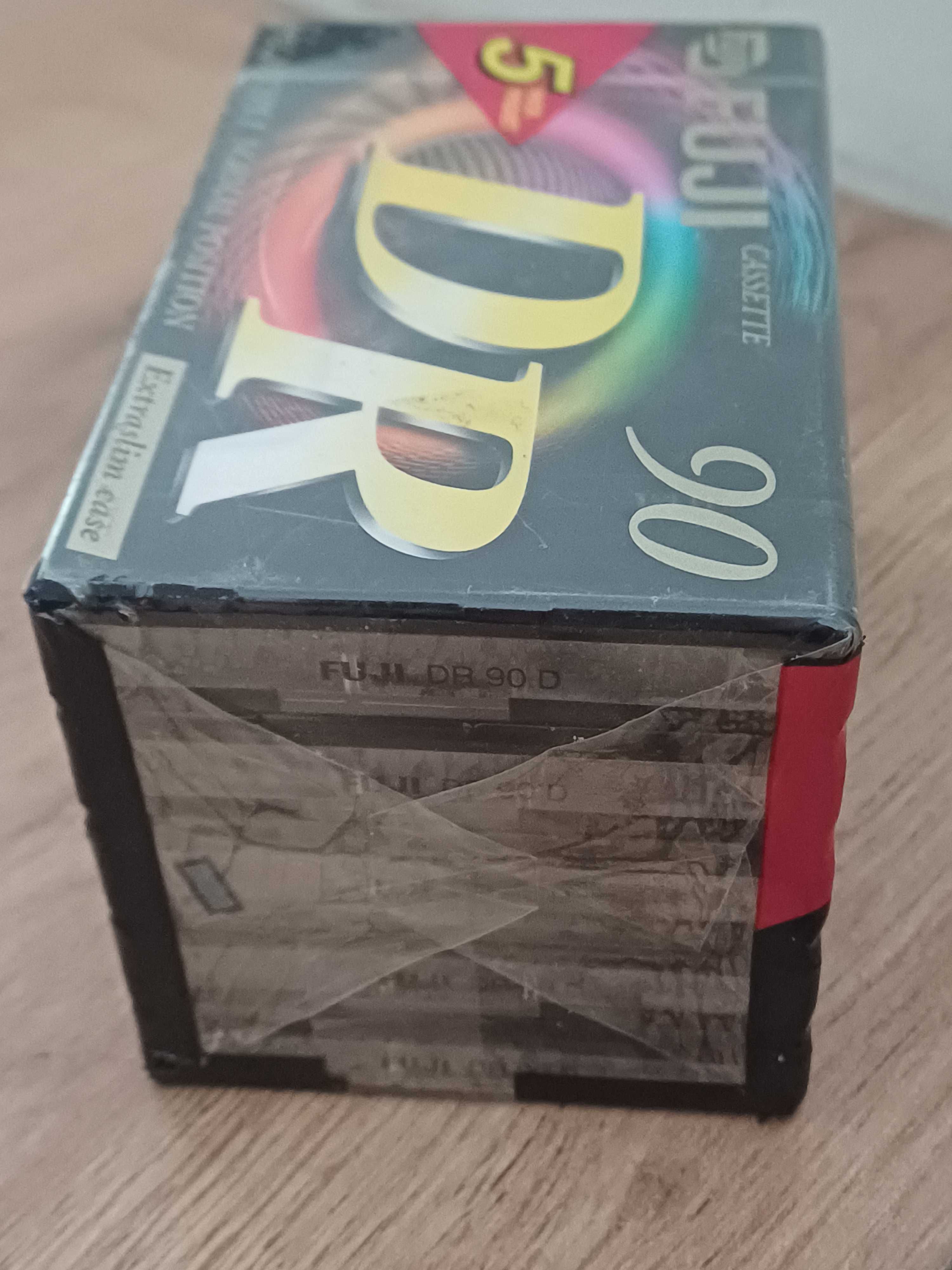 Zestaw x 5-pack kaset FUJI DR C-90 /Nowe/ 5 szt.