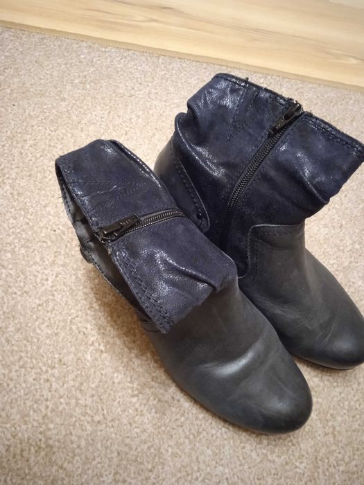 Botki, Medicus, skóra, szersze, 40 H