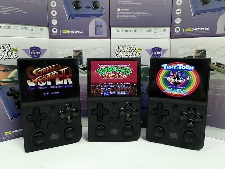 Ретро ігрова приставка портативна PSP 15000 ігор R35Plus PlayStation