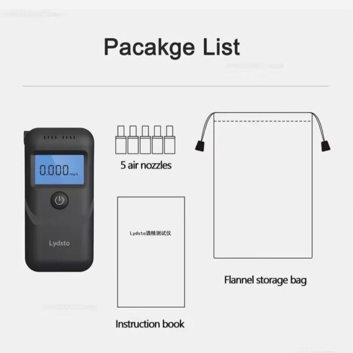 Алкотестер драгер, точний. Xiaomi Mijia Lydsto Original.