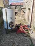 Cuba inox 650L + Esmagador com motor