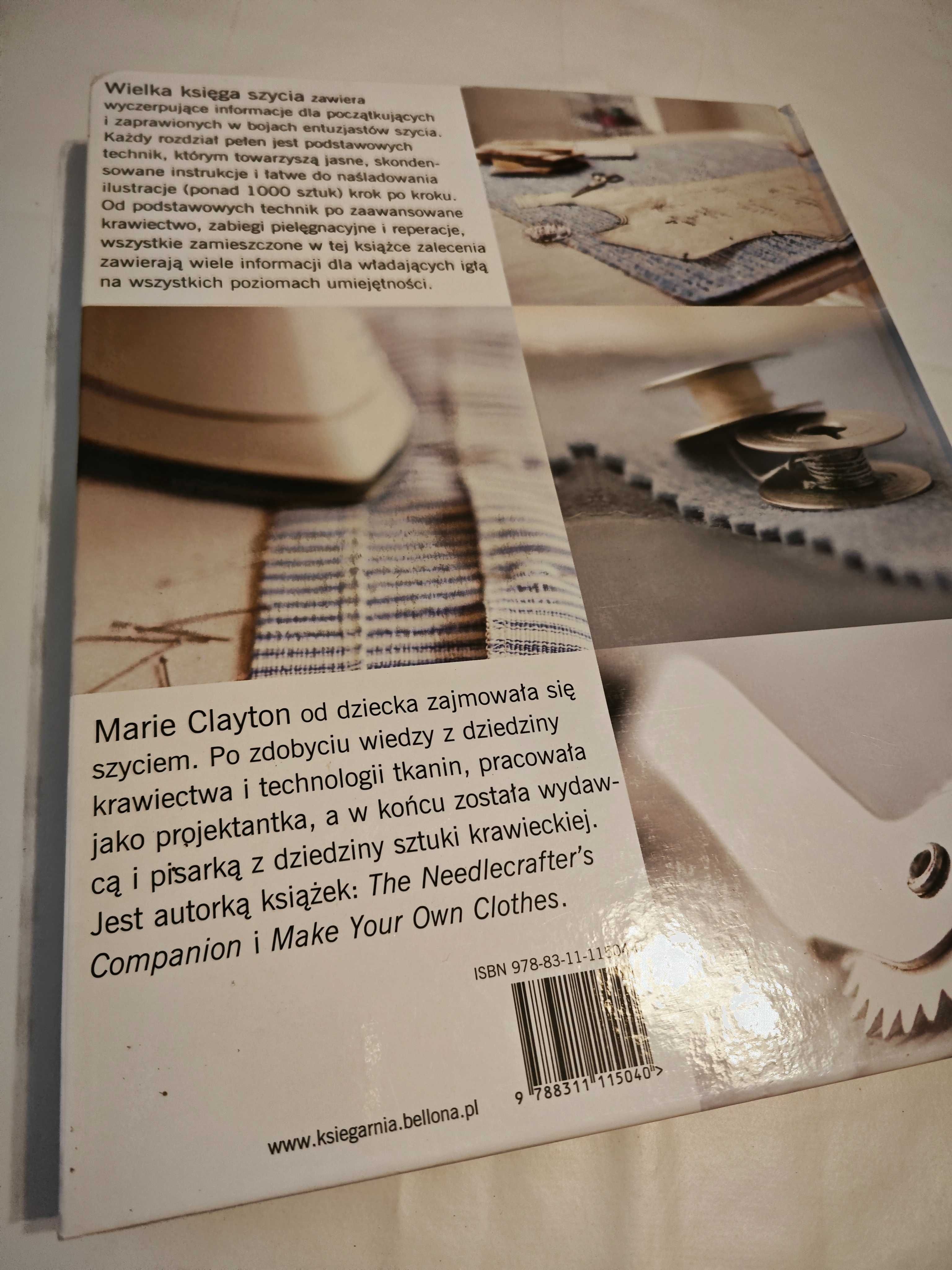 Wielka księga szycia - Marie Clayton 2009 BK -bdb!