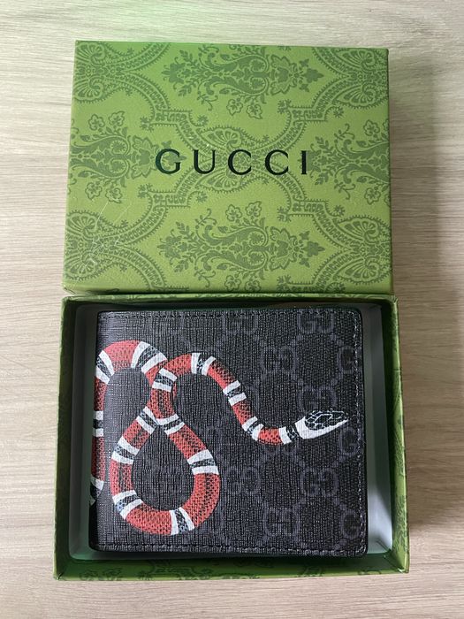 CARTEIRA GUCCI RED SNAKE