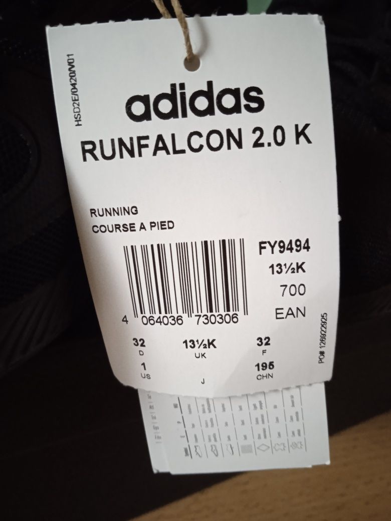 Adidas Performance Runfalcon 2.0 unisex 32