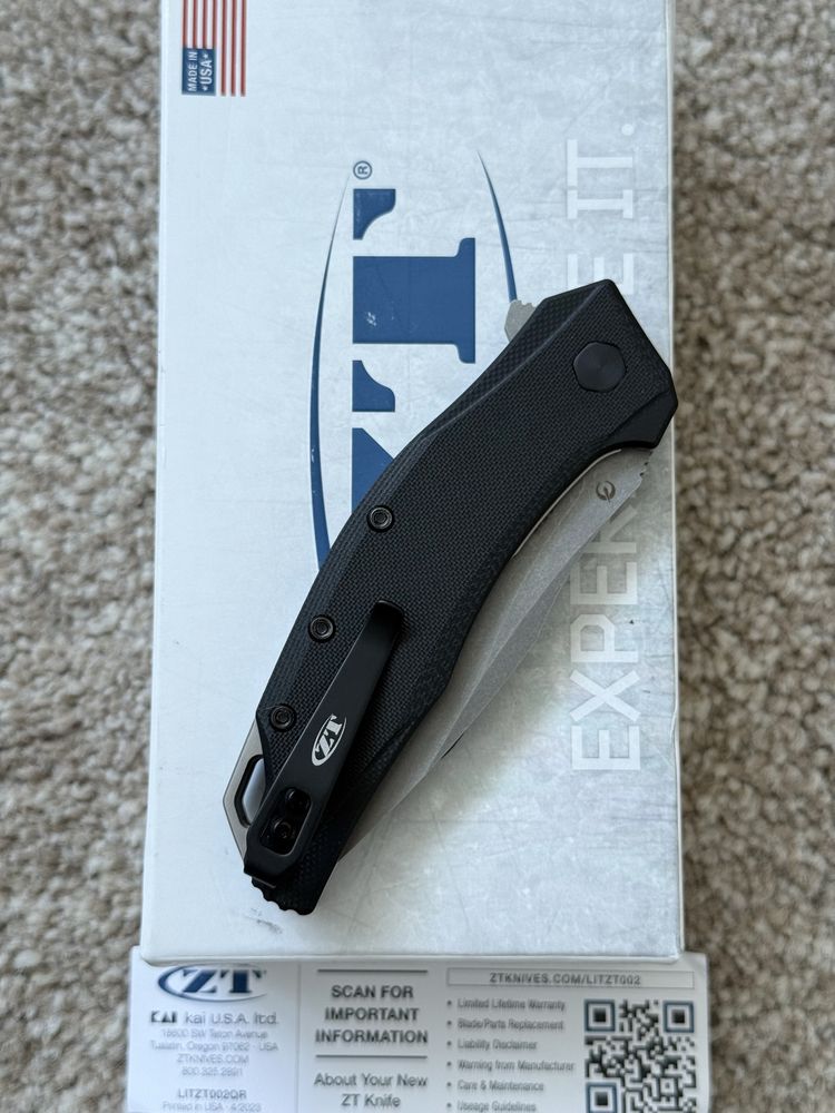 Складний ніж Zero Tolerance 0357 G10 CPM S45VN ser 9941. Оригінал!